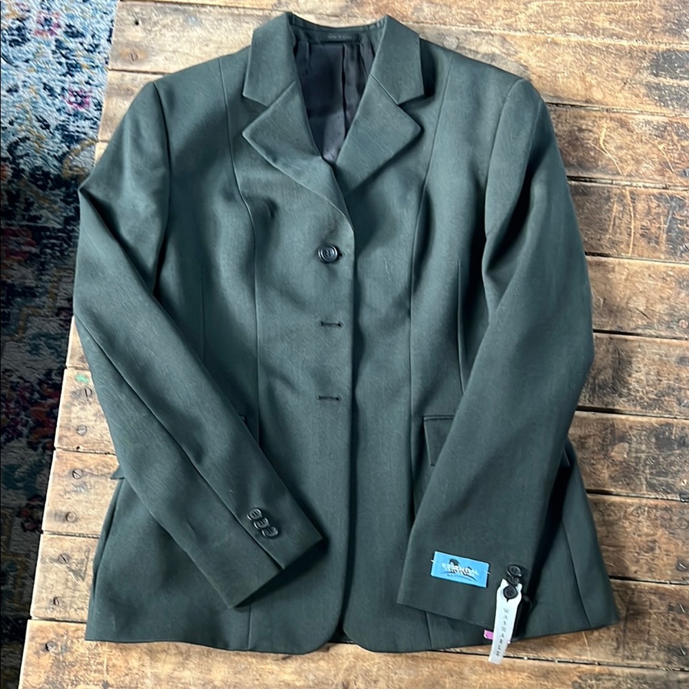 NWT RJ Classics Size 6R Devon Green Horse Show Coat